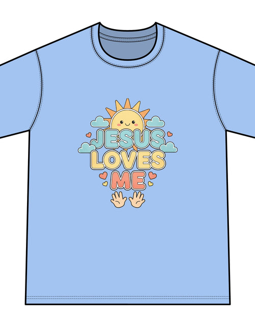Load image into Gallery viewer, Jesus Loves Me Youth Tie-Dye Faith Inspired Tee Shirt
