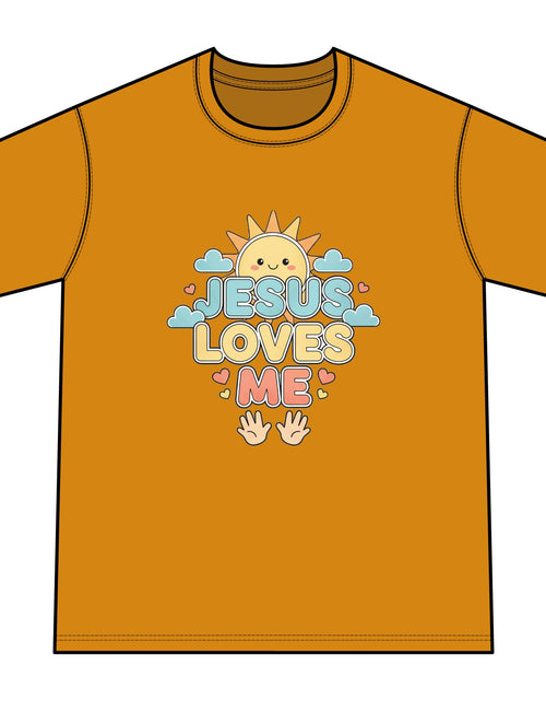 Load image into Gallery viewer, Jesus Loves Me Youth Tie-Dye Faith Inspired Tee Shirt
