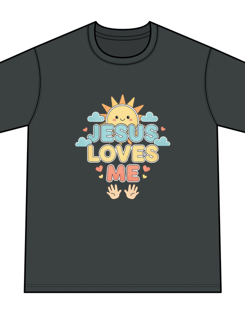 Load image into Gallery viewer, Jesus Loves Me Youth Tie-Dye Faith Inspired Tee Shirt
