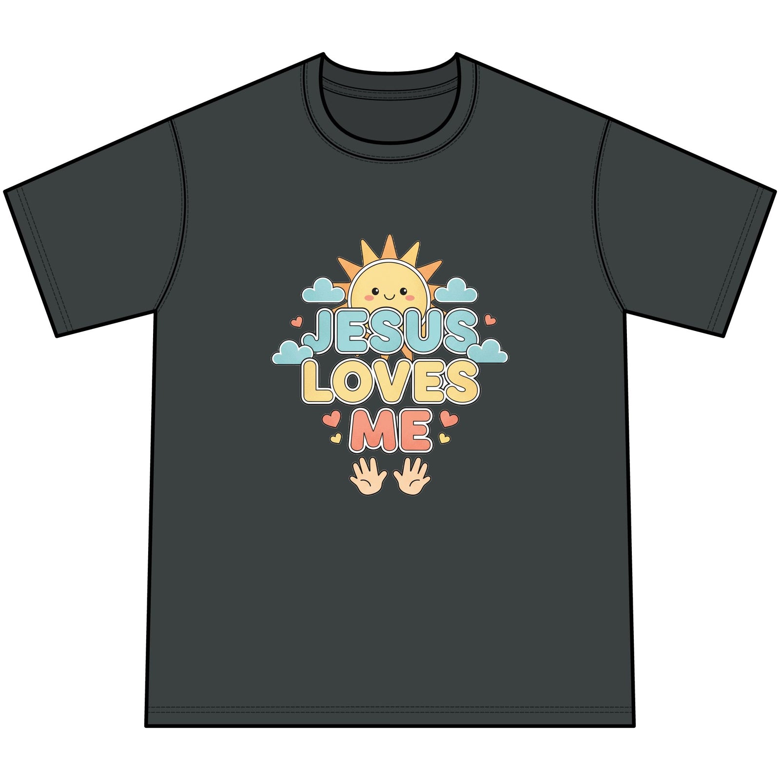 Jesus Loves Me Youth Tie-Dye Faith Inspired Tee Shirt