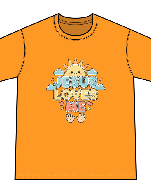 Load image into Gallery viewer, Jesus Loves Me Youth Tie-Dye Faith Inspired Tee Shirt
