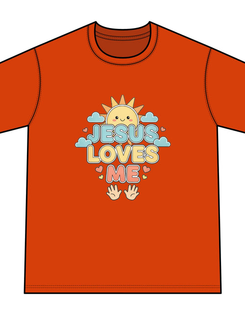Load image into Gallery viewer, Jesus Loves Me Youth Tie-Dye Faith Inspired Tee Shirt
