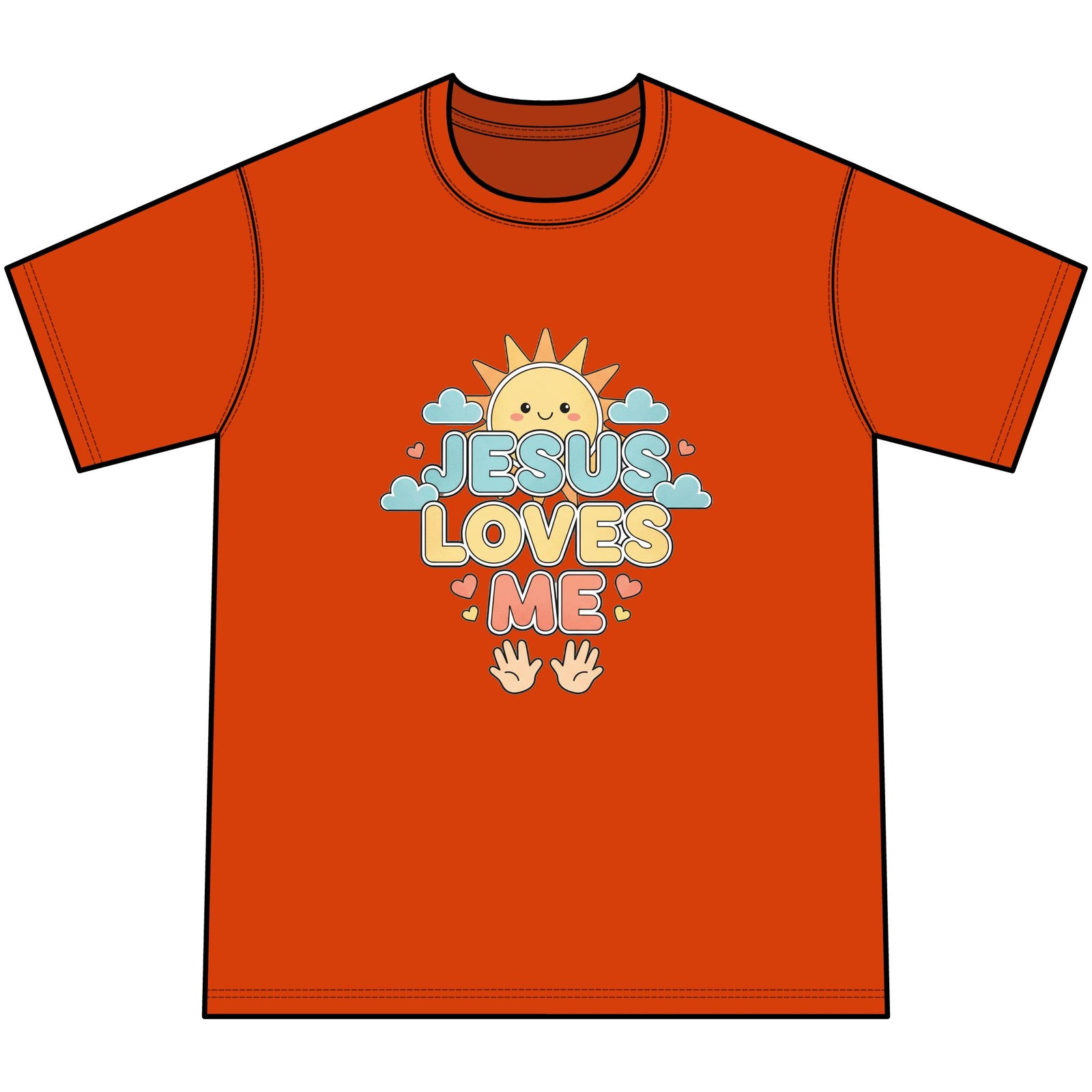 Jesus Loves Me Youth Tie-Dye Faith Inspired Tee Shirt