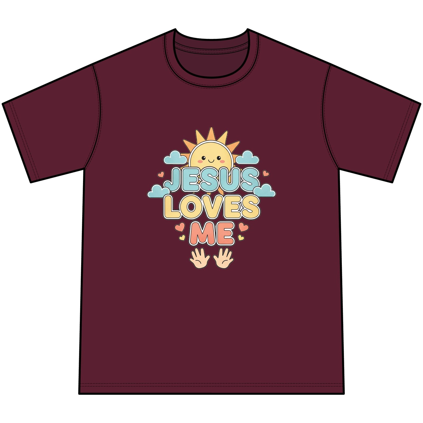 Jesus Loves Me Youth Tie-Dye Faith Inspired Tee Shirt