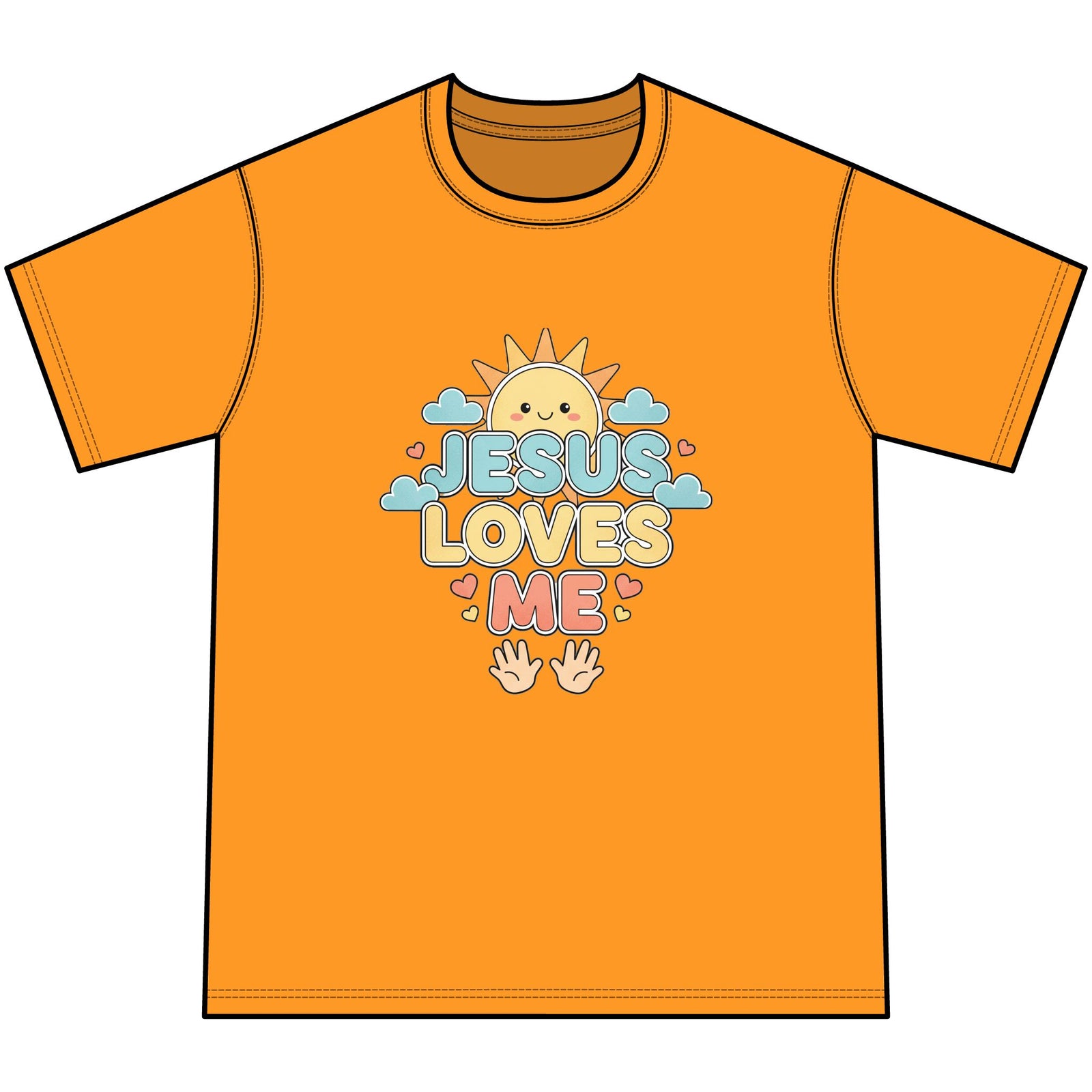 Jesus Loves Me Youth Tie-Dye Faith Inspired Tee Shirt