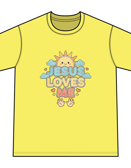 Load image into Gallery viewer, Jesus Loves Me Youth Tie-Dye Faith Inspired Tee Shirt
