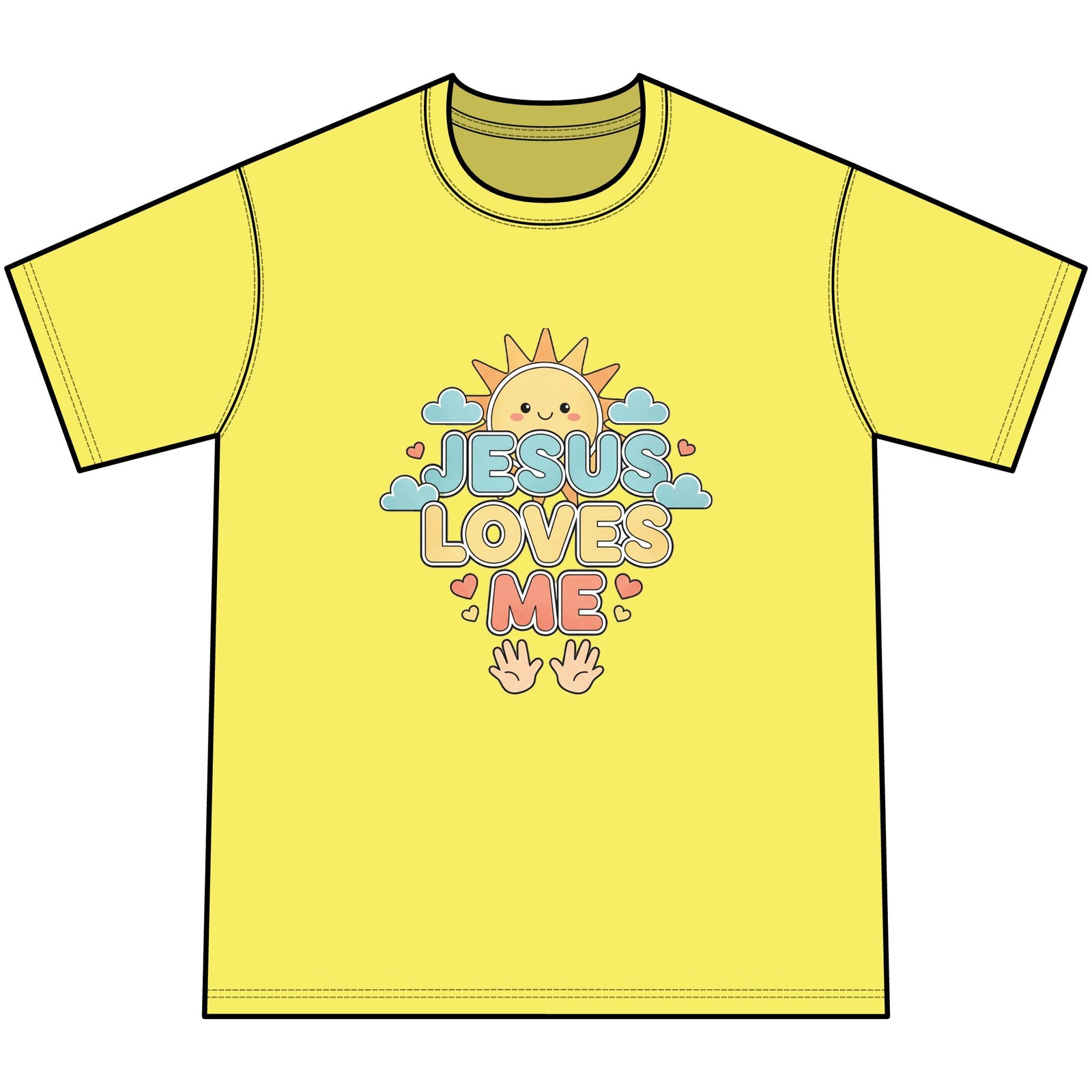 Jesus Loves Me Youth Tie-Dye Faith Inspired Tee Shirt