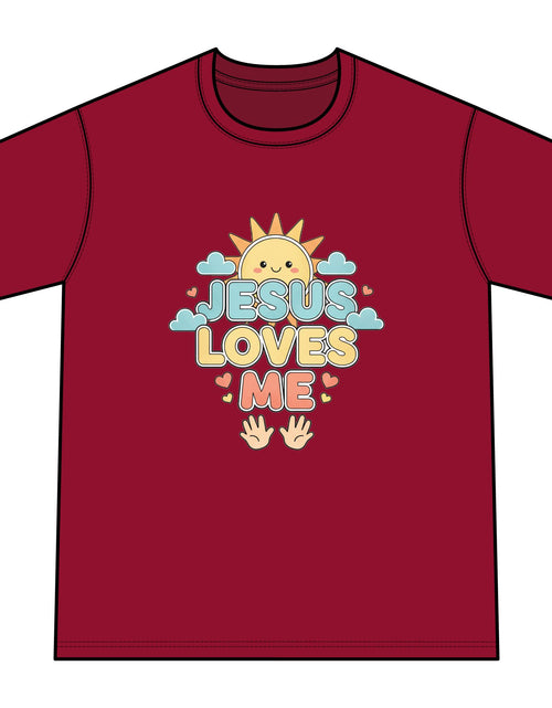 Load image into Gallery viewer, Jesus Loves Me Youth Tie-Dye Faith Inspired Tee Shirt
