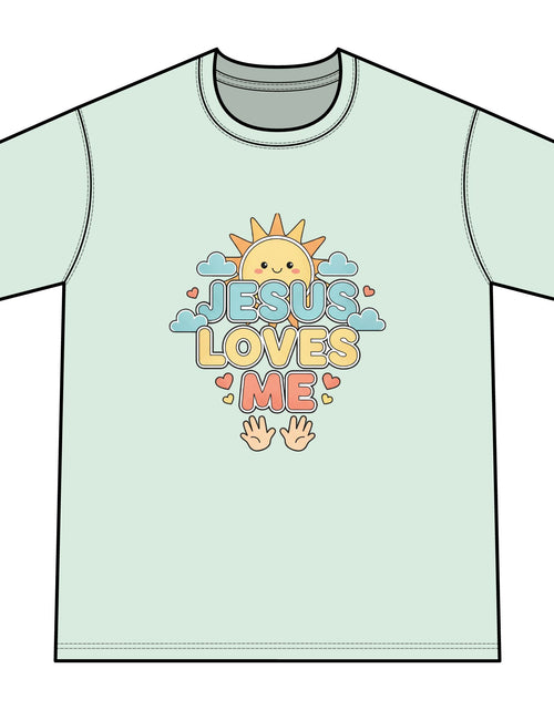 Load image into Gallery viewer, Jesus Loves Me Youth Tie-Dye Faith Inspired Tee Shirt
