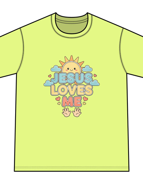 Load image into Gallery viewer, Jesus Loves Me Youth Tie-Dye Faith Inspired Tee Shirt
