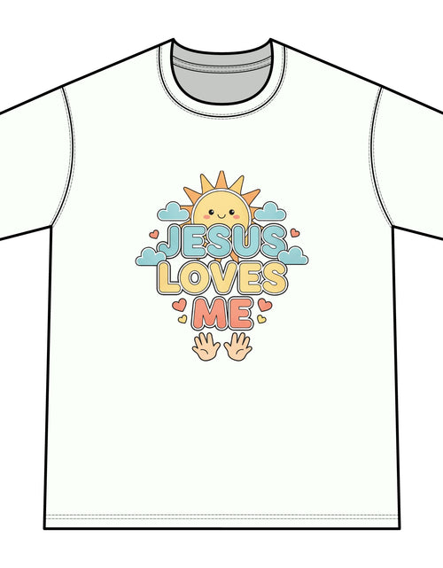 Load image into Gallery viewer, Jesus Loves Me Youth Tie-Dye Faith Inspired Tee Shirt
