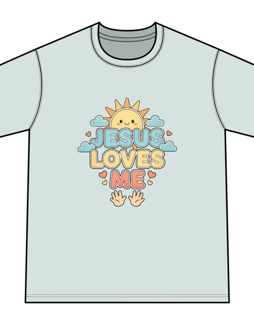 Load image into Gallery viewer, Jesus Loves Me Youth Tie-Dye Faith Inspired Tee Shirt
