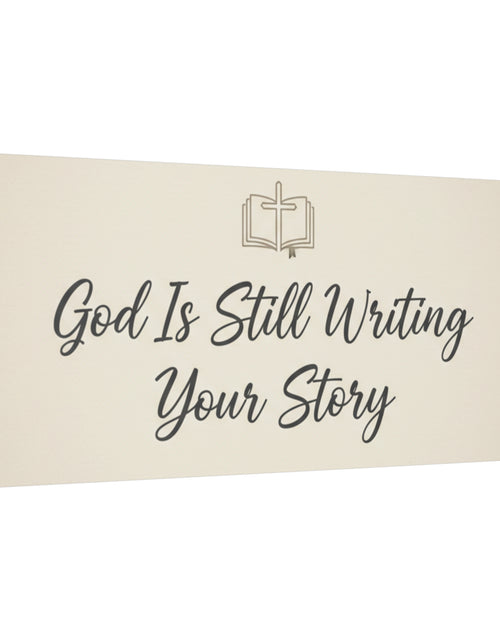 Load image into Gallery viewer, God Is Still Writing Your Story Canvas Wall Art Home Decor - Inspirational Church Art
