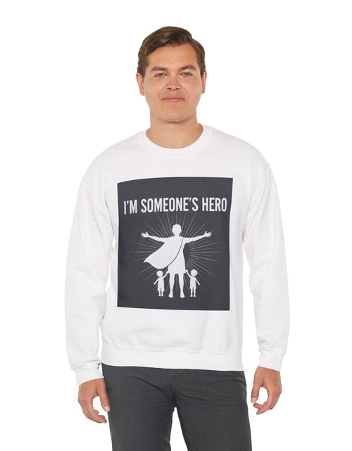Load image into Gallery viewer, I'm Someone's Hero Unisex Heavy Blend™ Crewneck Sweatshirt
