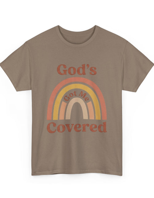 Load image into Gallery viewer, God's Got Me Covered T-Shirt | Christian Rainbow Faith Tee - Woman's &amp; Youth Shirt
