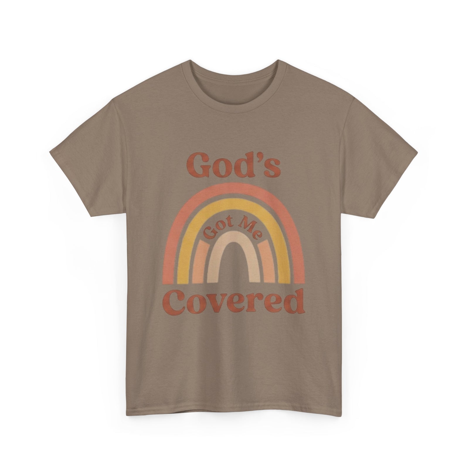 God's Got Me Covered T-Shirt | Christian Rainbow Faith Tee - Woman's & Youth Shirt